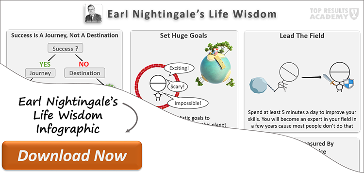 Earl Nightingale Life Infographic